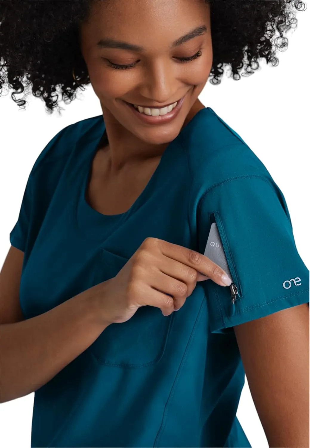 BARCO One Uplift Scrub Top - Women's Medical Top, Eco-friendly, 4-Way Stretch