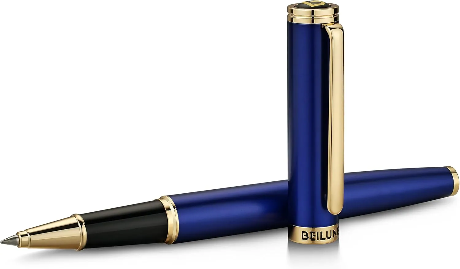 BEILUNER Luxury Rollerball Pen,24K Gold Trim,Noble and Elegant Designs,Schneider Ink Refill, Best Roller Ball Pen Gift Set for Men & Women, Professional, Executive Office, Nice Pens