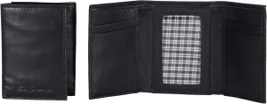 Ben Sherman Men's Manchester Slim Bifold Full-Grain Leather RFID Minimalist Gift Box Wallet