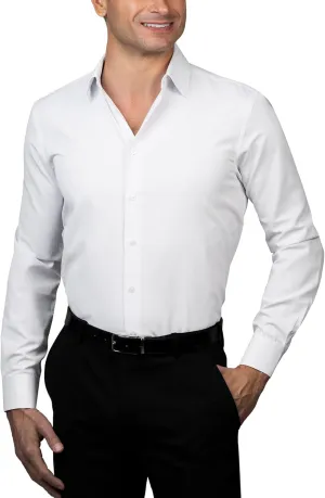 Ben Sherman Slim Fit Long Sleeve Dress Shirts for Men - Wrinkle Free Long Sleeve Shirt 4-Way Stretch