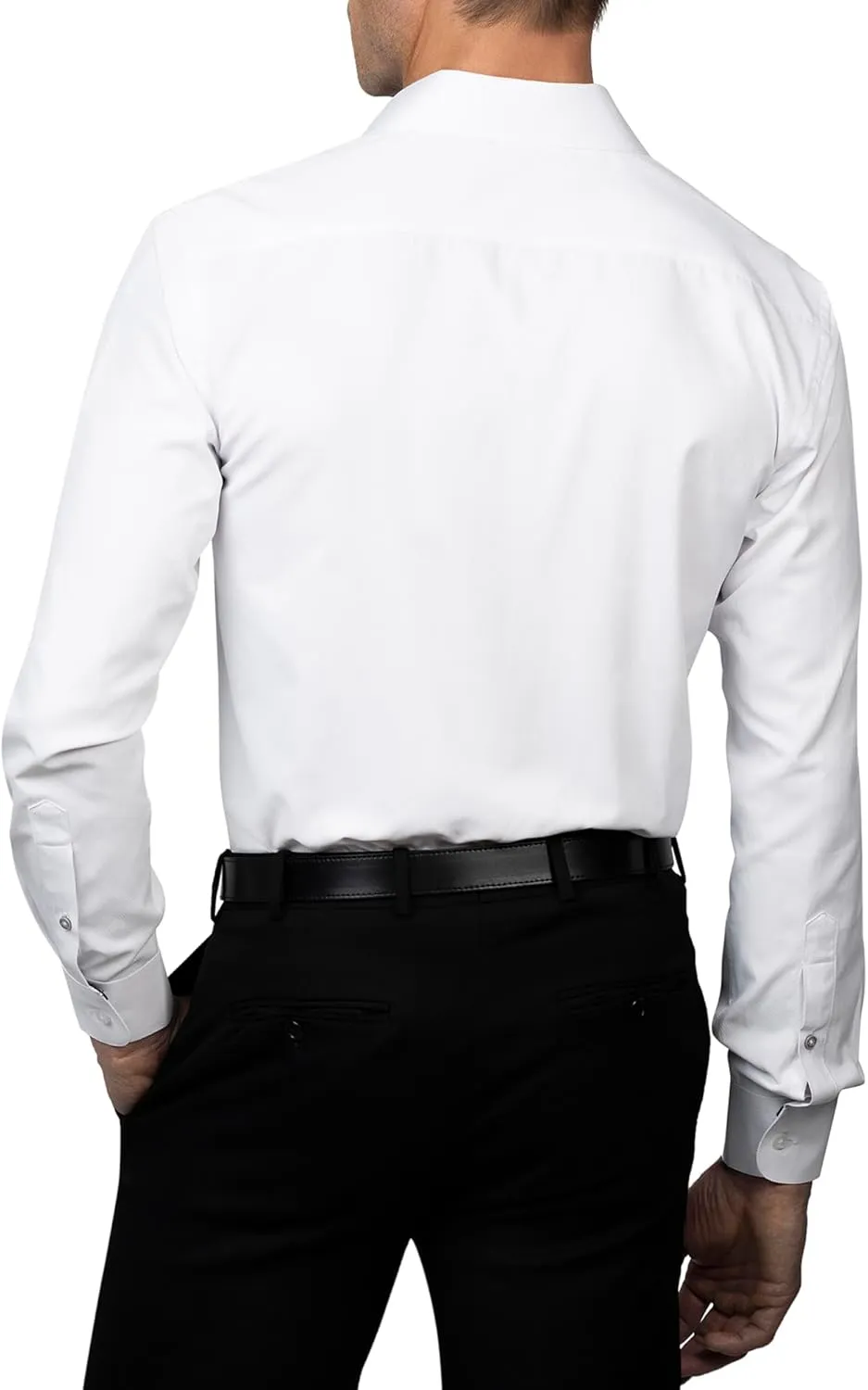 Ben Sherman Slim Fit Long Sleeve Dress Shirts for Men - Wrinkle Free Long Sleeve Shirt 4-Way Stretch