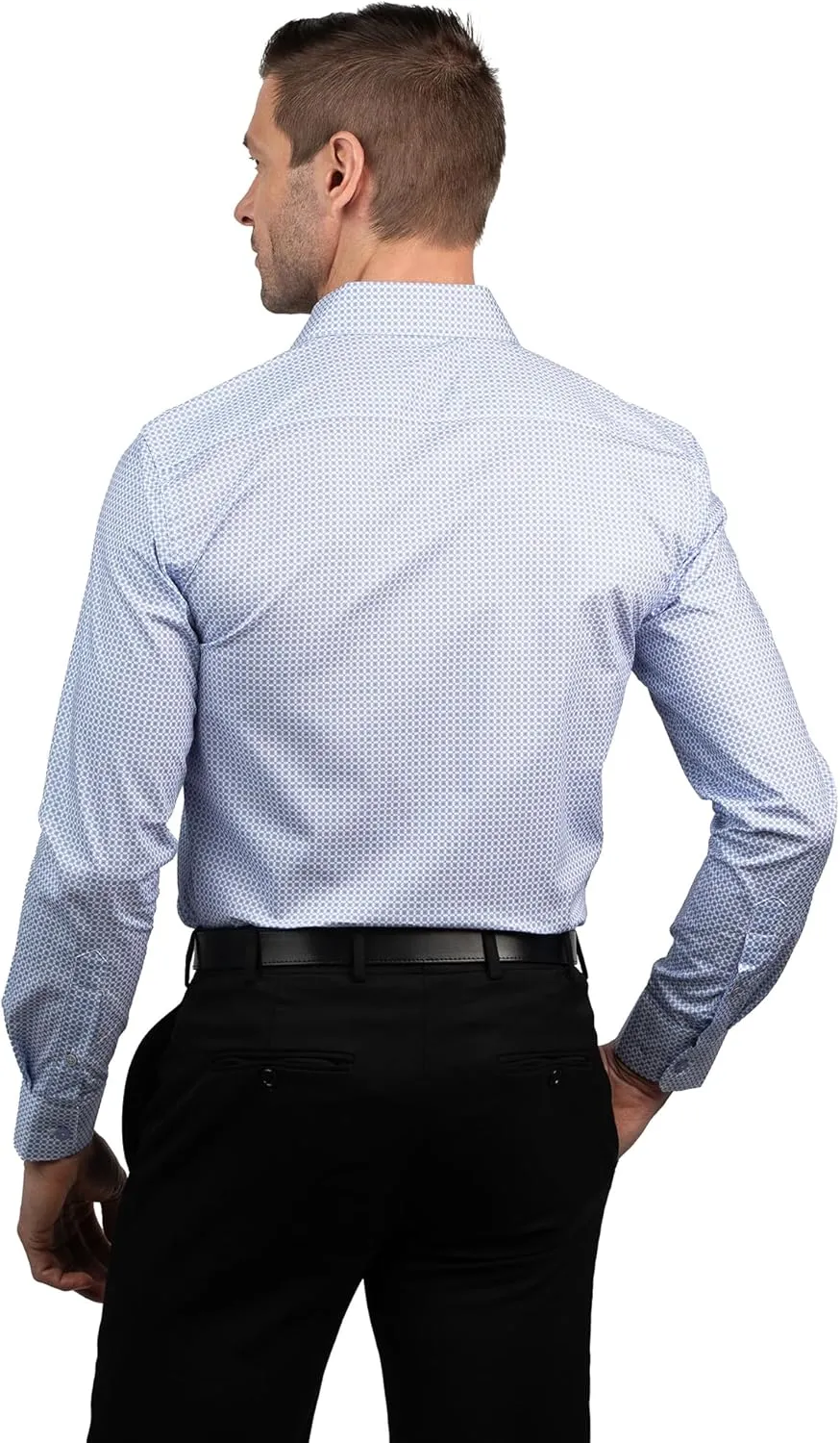 Ben Sherman Slim Fit Long Sleeve Dress Shirts for Men - Wrinkle Free Long Sleeve Shirt 4-Way Stretch
