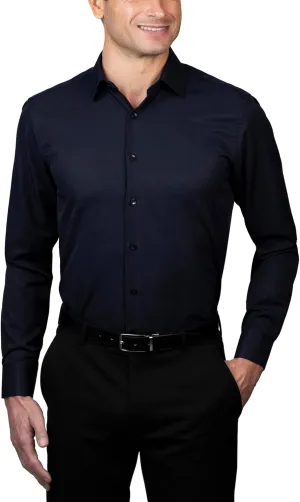 Ben Sherman Slim Fit Long Sleeve Dress Shirts for Men - Wrinkle Free Long Sleeve Shirt 4-Way Stretch