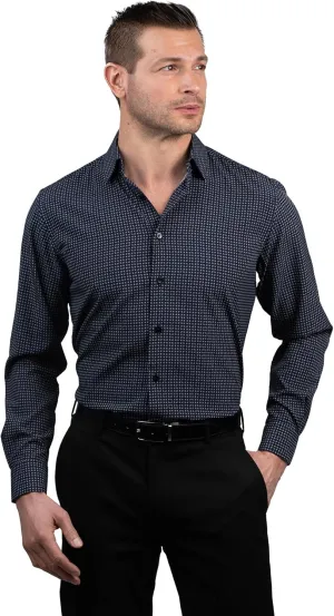 Ben Sherman Slim Fit Long Sleeve Dress Shirts for Men - Wrinkle Free Long Sleeve Shirt 4-Way Stretch
