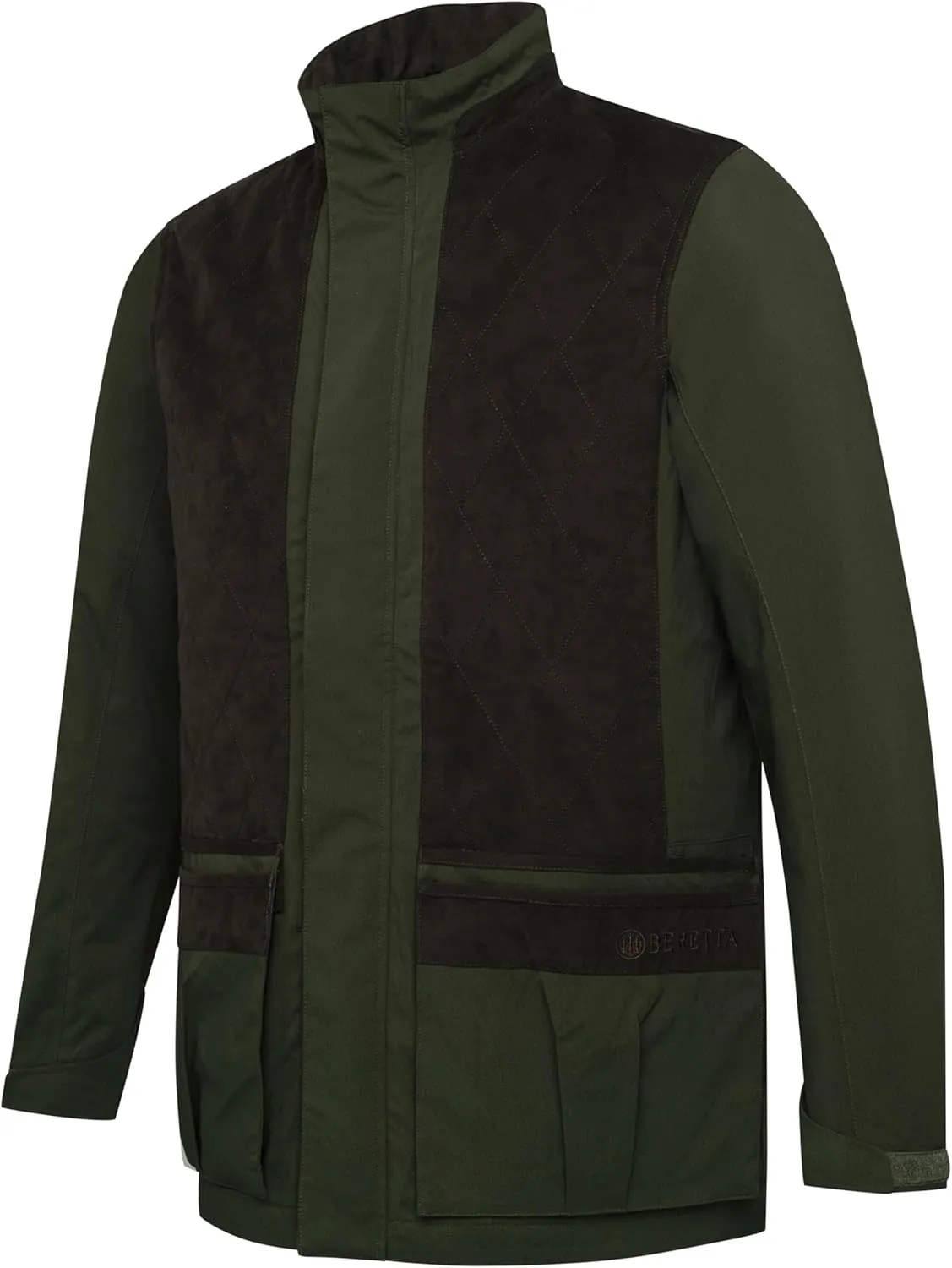 Beretta Men's Teal Sporting Waterproof Breathable EVO Shooting Jacket | Microsuede Shooting Patch with Laser-Cut Details