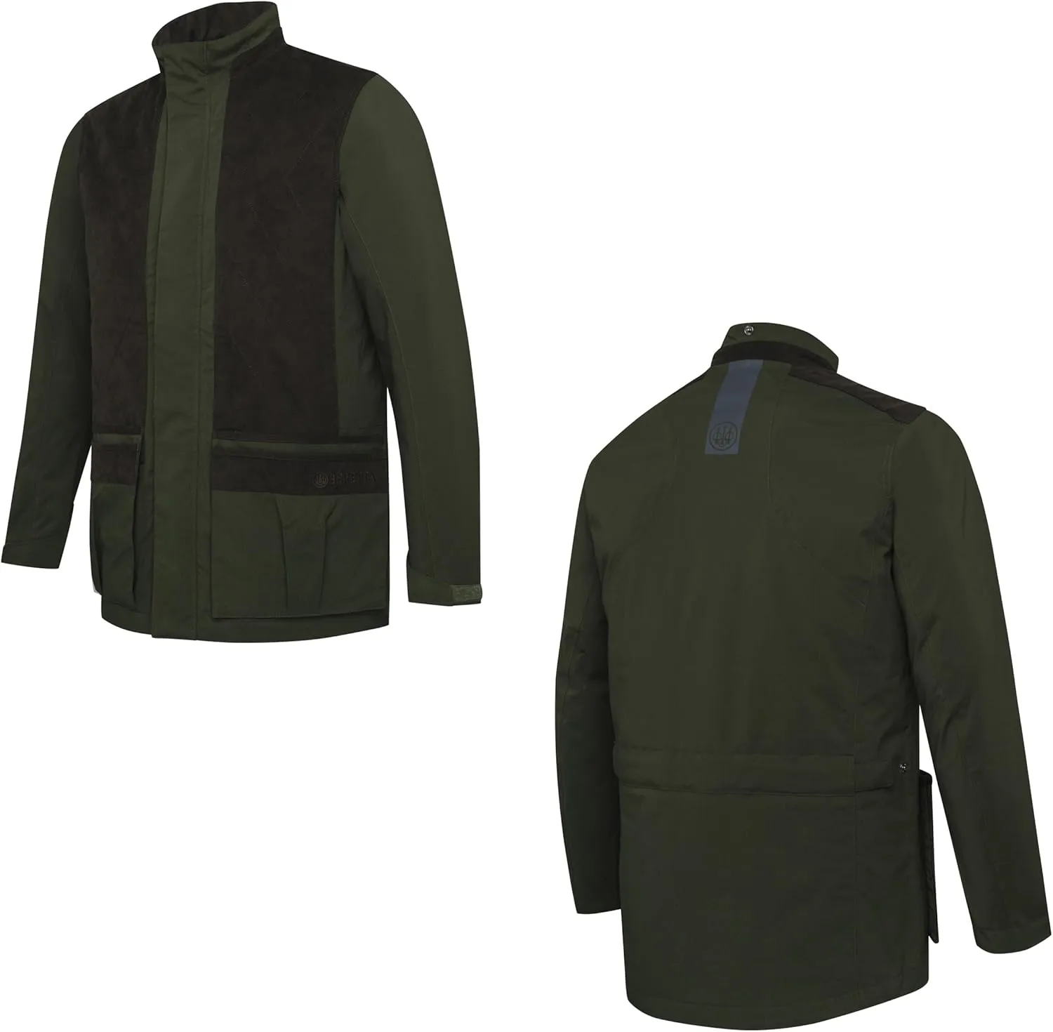 Beretta Men's Teal Sporting Waterproof Breathable EVO Shooting Jacket | Microsuede Shooting Patch with Laser-Cut Details