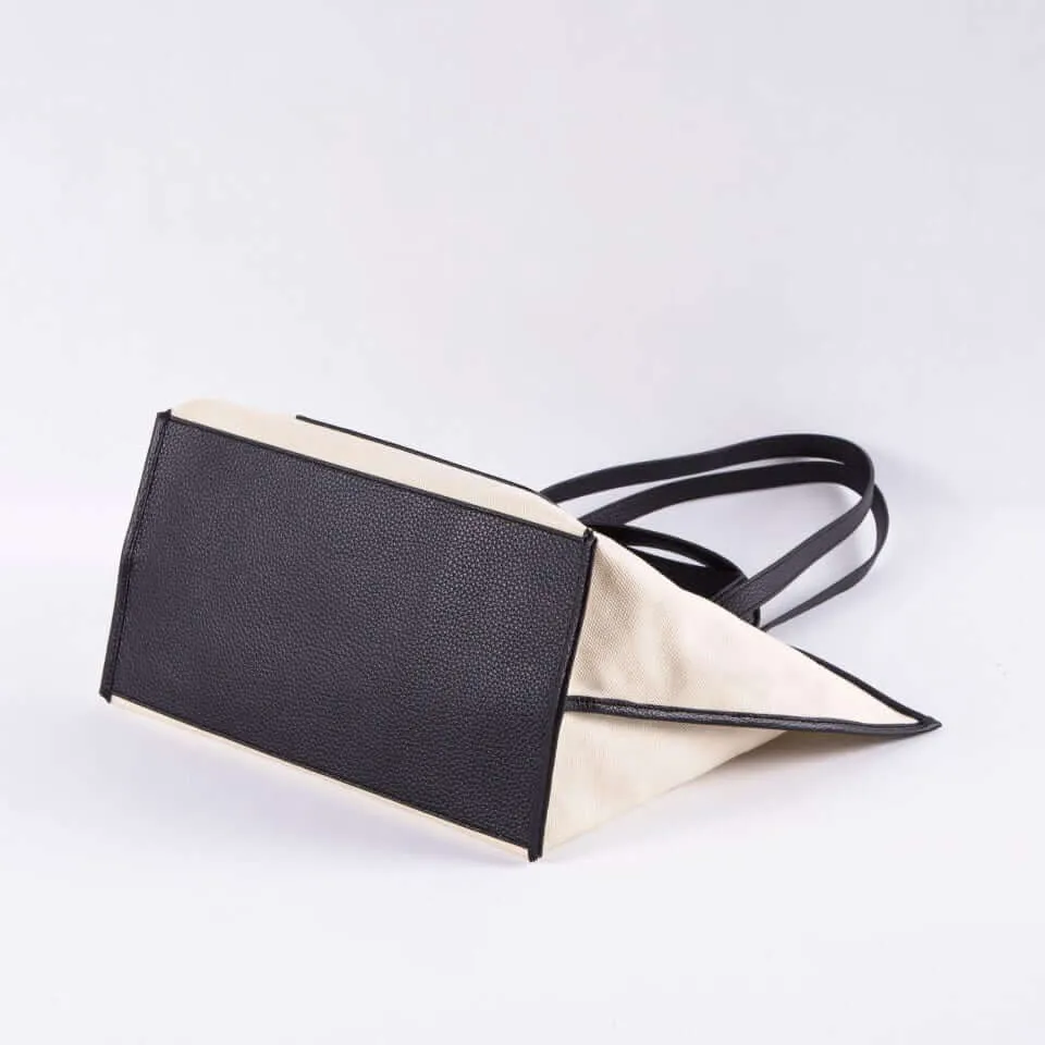 BEST - Large Commuter Tote Dumpling Bag | Shoulder Bag | Top Handle Bag | Diaper Bag | Mommy Bag in Canvas & Leather