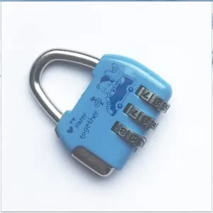 Black Color Mini Size Mechanical Coded Lock Match Metal Office Storage Locker 3 pcs Each package