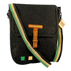 Black-Gold-Green Inspired Messenger Bag