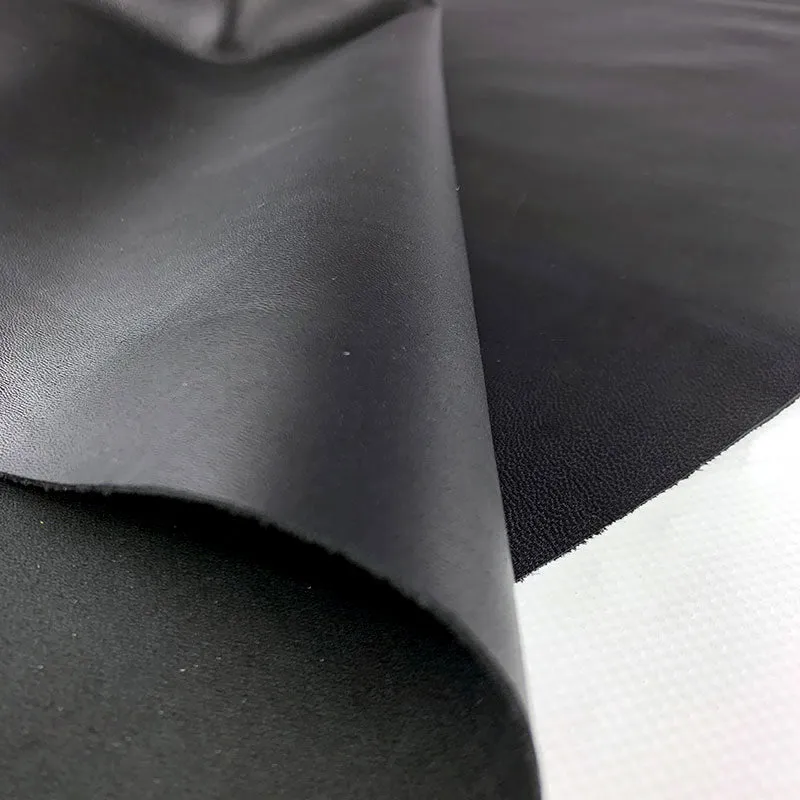 Black Lambskin Leather