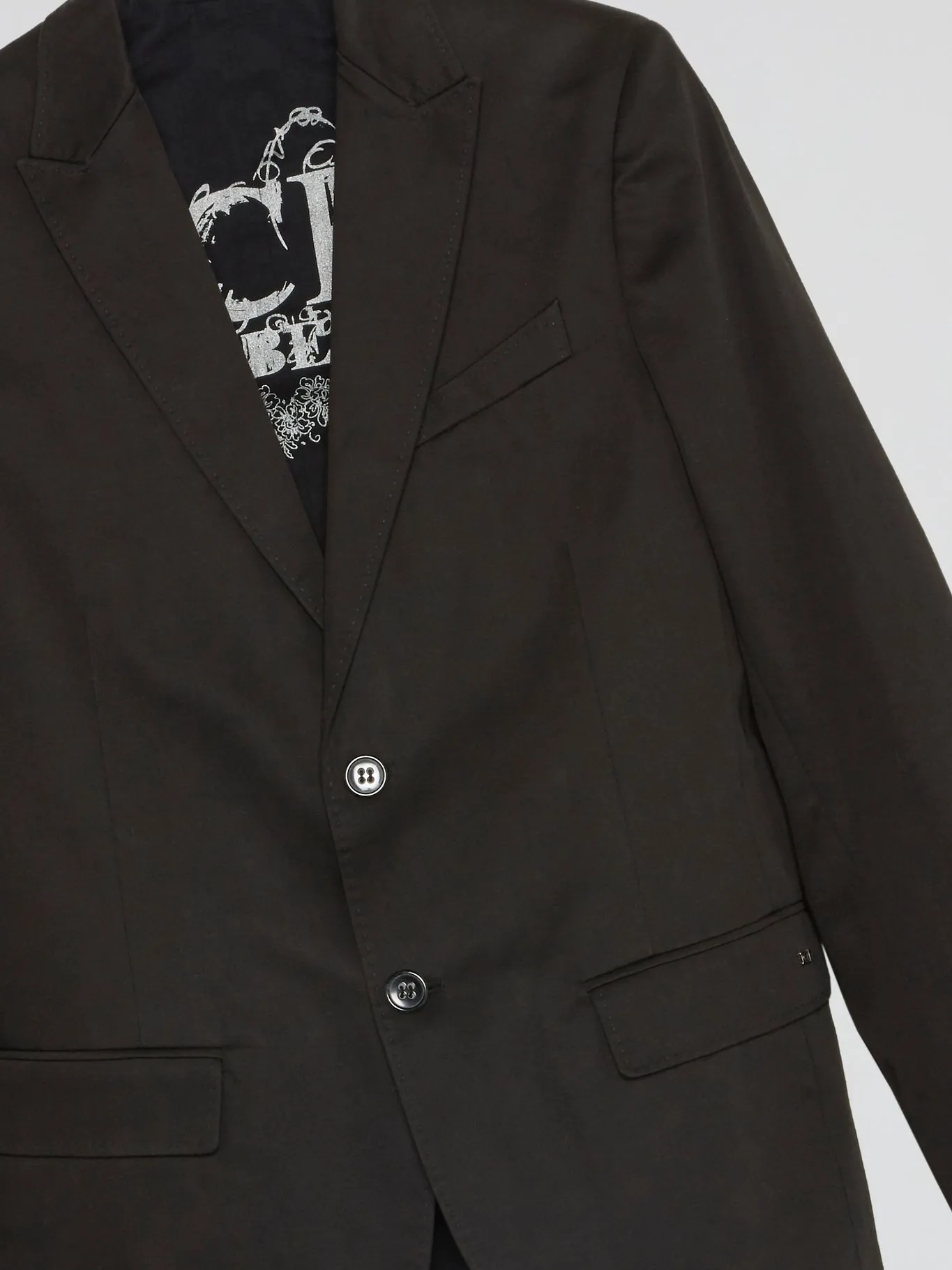 Black Structured Suit
