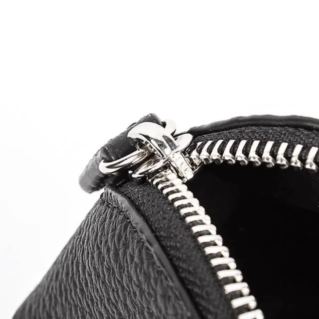 Black Top Grain Cow Leather Semi Handmade Mini Shell Bag | Clutch Bag | Handbag | Crossbody Bag