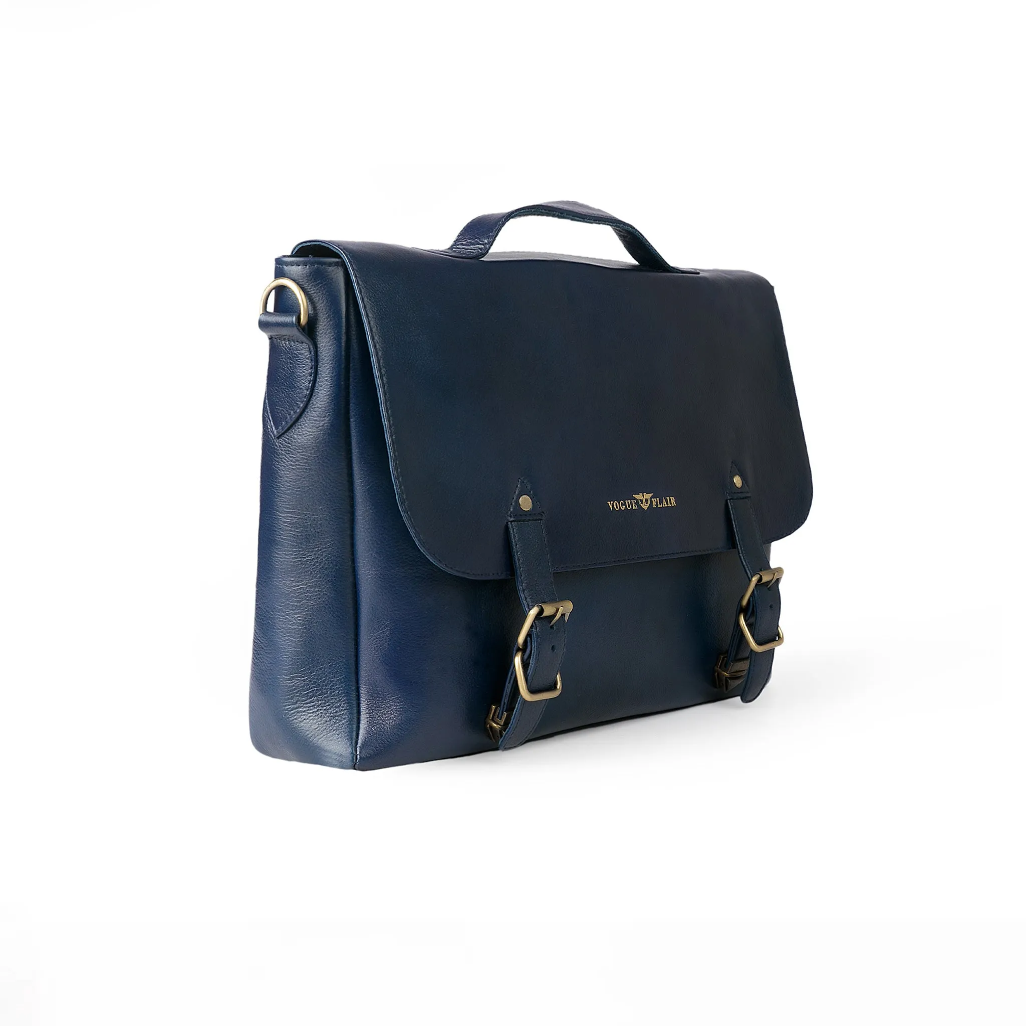 Blue Denver Briefcase