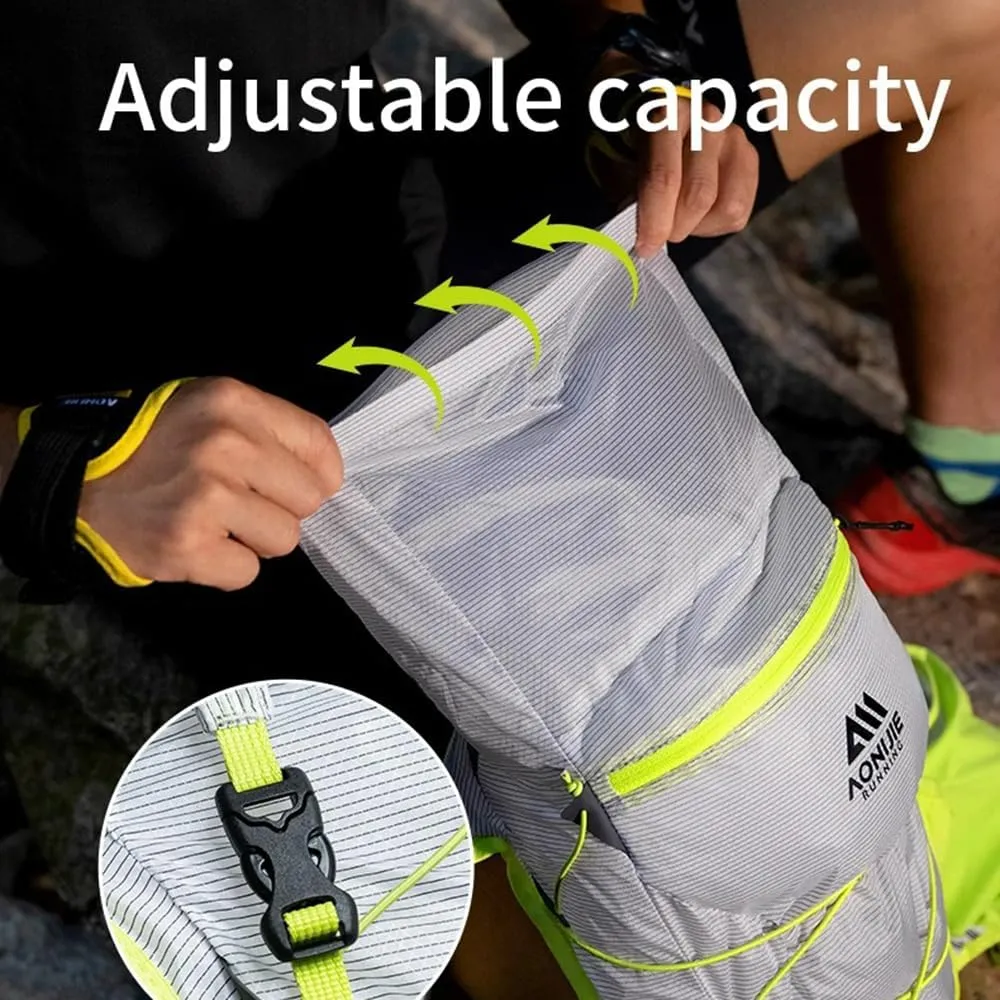 BlueField 15L Professional Large Capacity Men's and Women's Mountaineering Bag, Outdoor Professional Sports Bag (Black,XL)