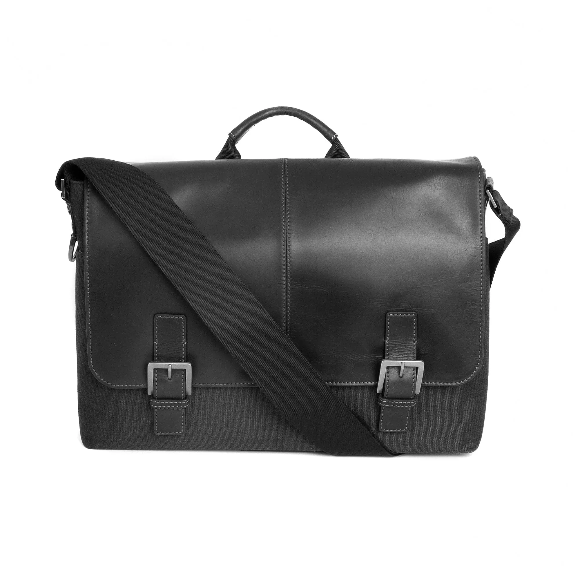 Boconi Bryant LTE Slim Double Buckle Messenger