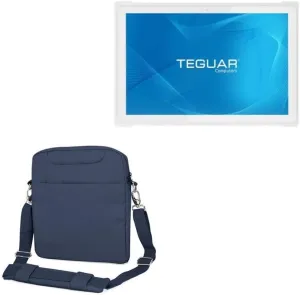 BoxWave Case Compatible with Teguar TMT-Q7C80-10S - Encompass Urban Bag, Over Shoulder Messenger Straps Handle Bag Pockets - Navy