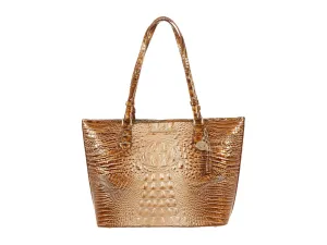 BRAHMIN Ombre Melbourne Medium Asher Totes Cappuccino One Size