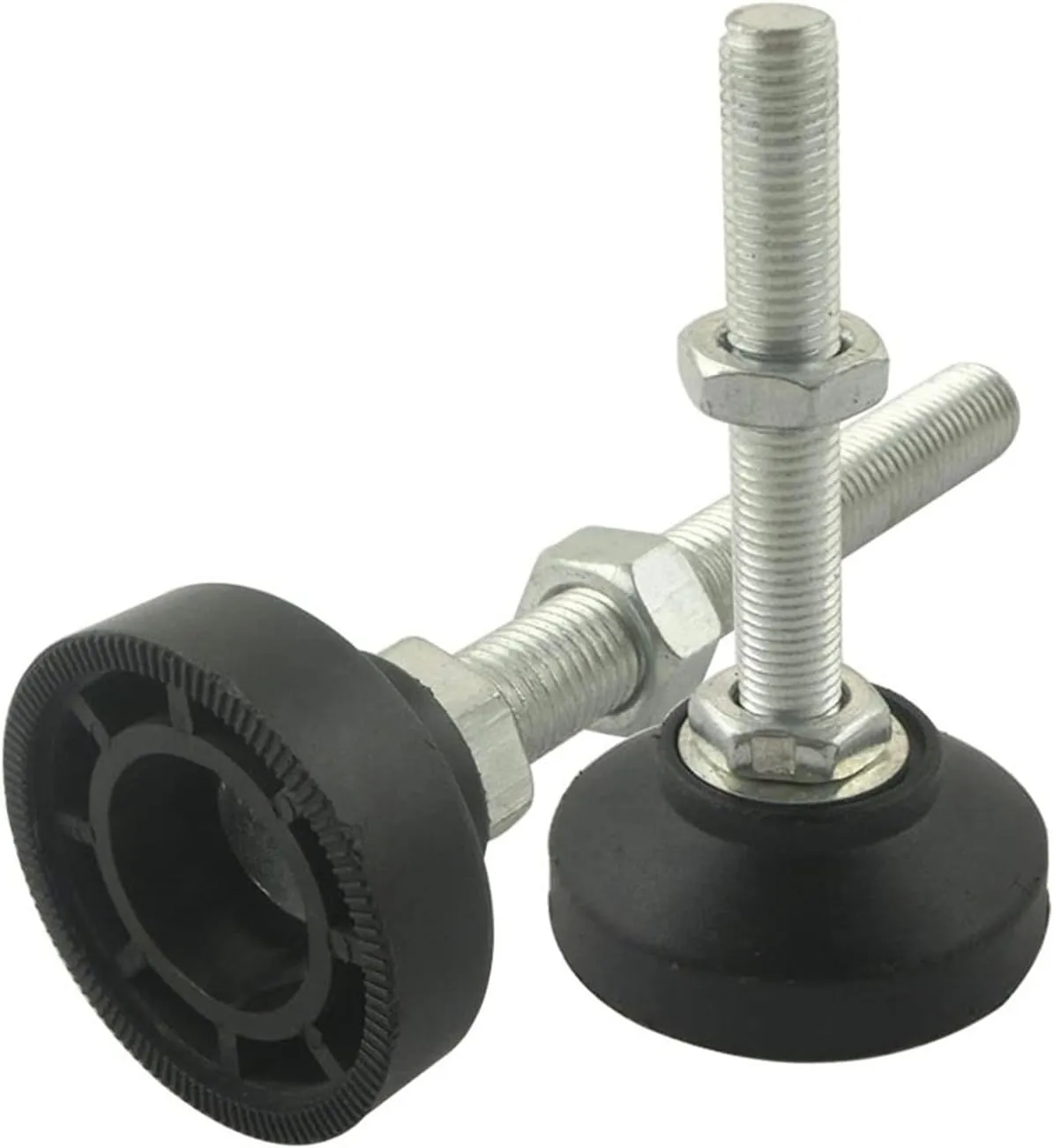 BREAKA 2pcs Adjustable Furniture Thread Leveling Feet, Nylon Base 80mm Diameter, for Sofa, Cabinet, Workshops, Offices Foot Cups (Size : 80XM20X120MM)
