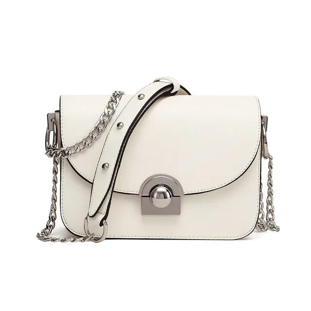 BRIGGS Women Handbags Famous Brand Women Messenger Bag Chains PU Leathe