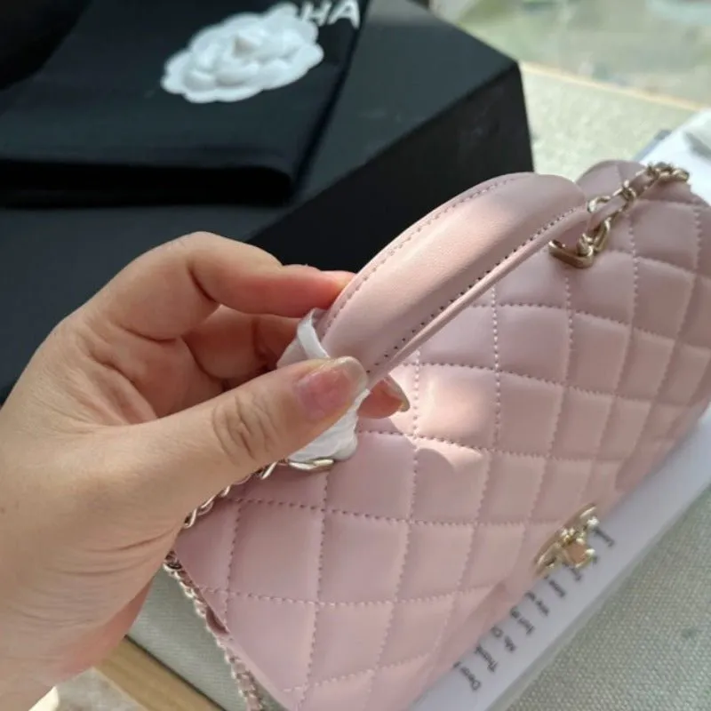 Budget-friendly With Flap Handle Light ESMEE Pink - Top Bag Highly-rated