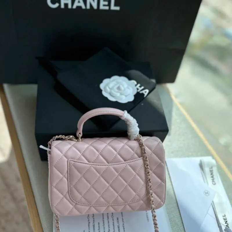 Budget-friendly With Flap Handle Light ESMEE Pink - Top Bag Highly-rated