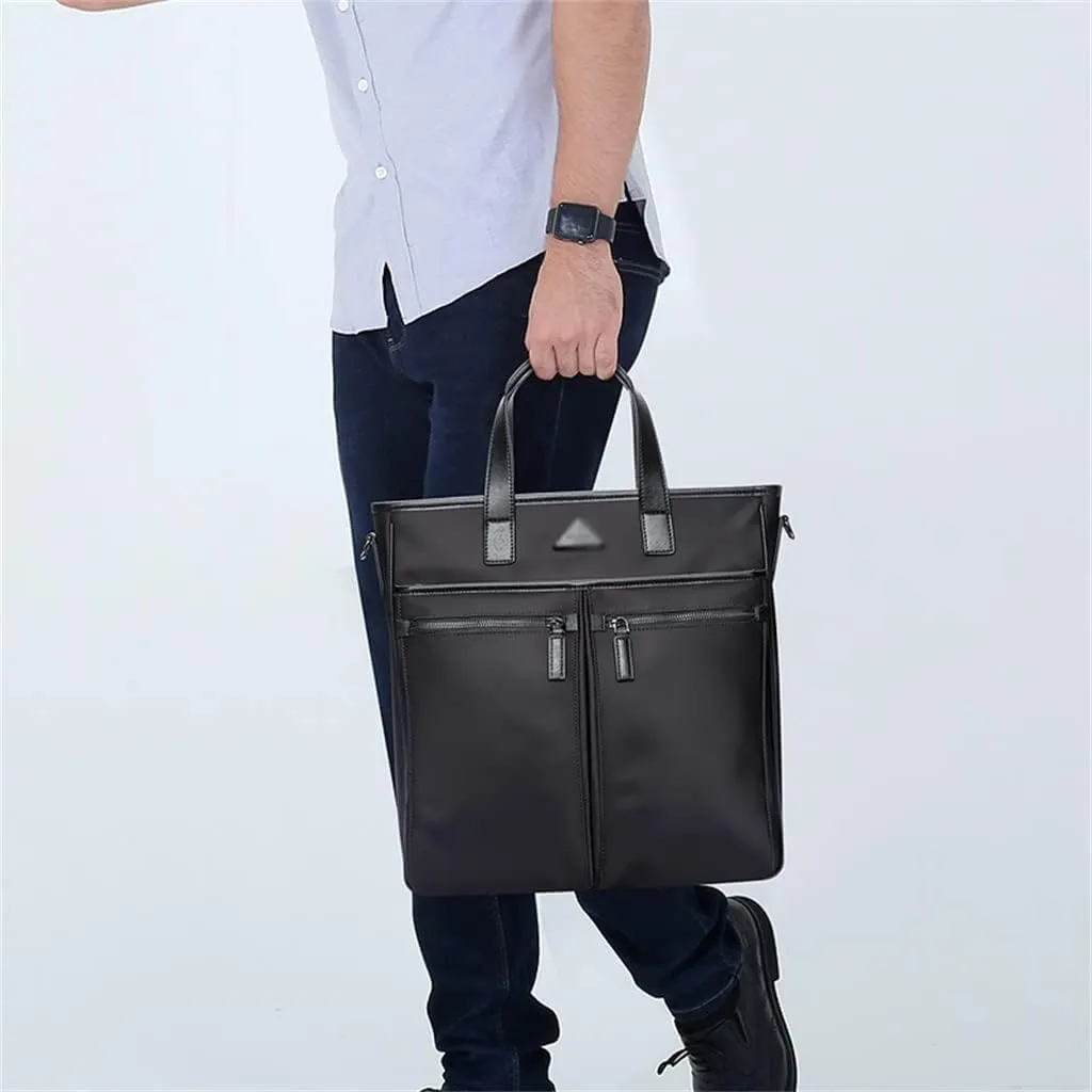 Business Handbag Male Large Capacity Nylon Shoulder Crossbody Bag Computer Briefcase