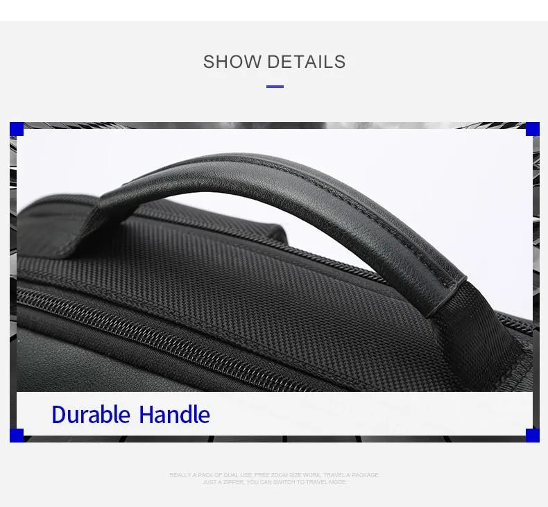 Business Laptop Anti Theft with USB Charging Waterproof Backpack