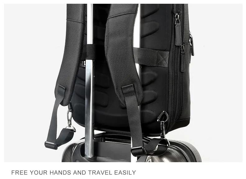 Business Laptop Anti Theft with USB Charging Waterproof Backpack