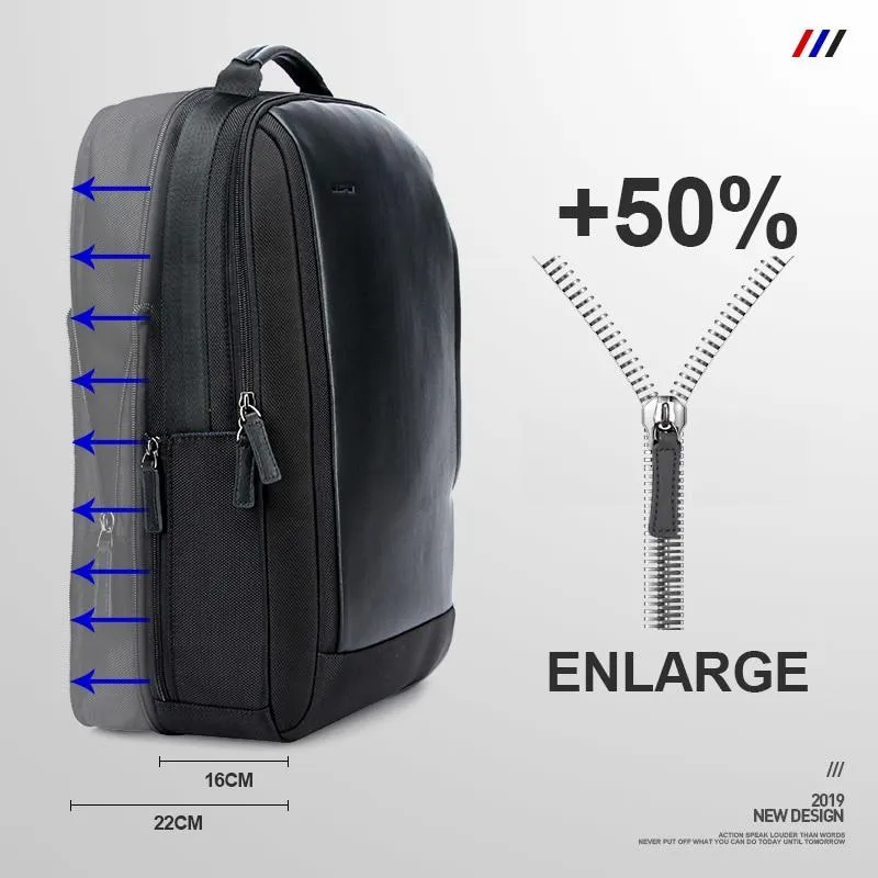 Business Laptop Anti Theft with USB Charging Waterproof Backpack