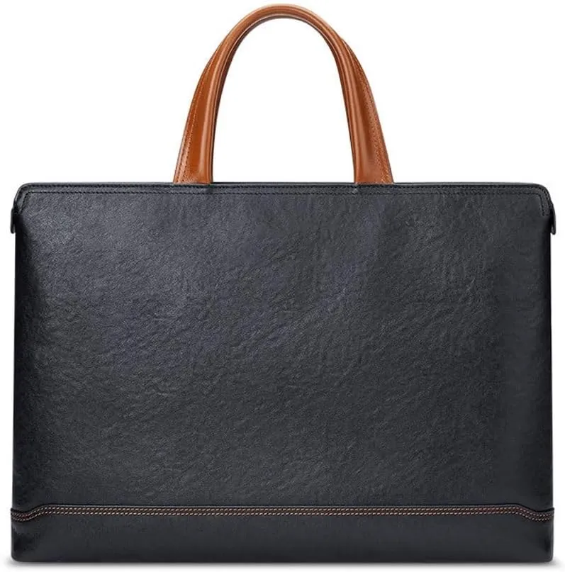Business men's handbag, foreign trade bag, crossbody men's bag, leather briefcase, handbag