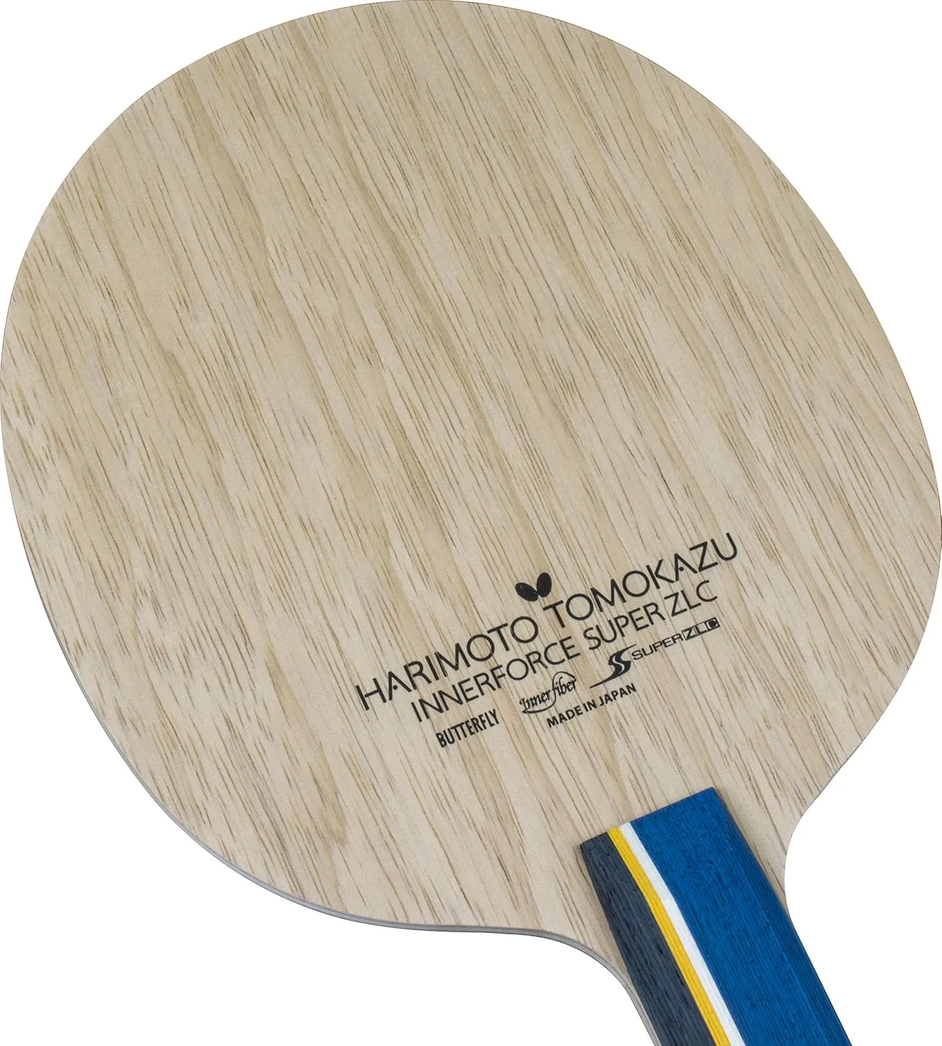 Butterfly Harimoto Innerforce Super ZLC Table Tennis Blade - Super ZL Carbon Blade - Professional Butterfly Table Tennis Blade - Available in AN, FL, and ST Shakehand Handle Styles - Made in Japan