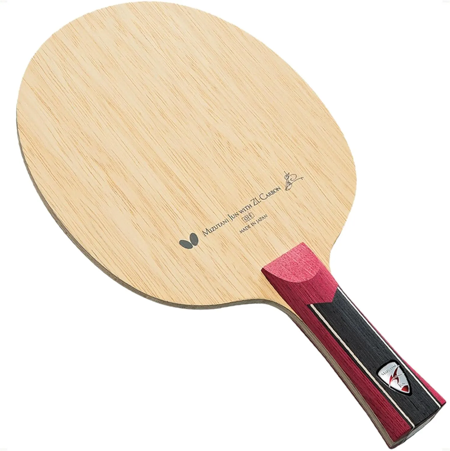 Butterfly Mizutani Jun ZLC Blade - Professional Butterfly Table Tennis Blade - ZL Carbon Fiber Blade - Available in AN, FL, and ST handle styles - Made in Japan