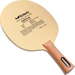 Butterfly Sardius Table Tennis Blade - TAMCA 5000 Carbon Fiber Blade - Professional Table Tennis Blade - Available in FL Shakehand Handle Style - Made in Japan