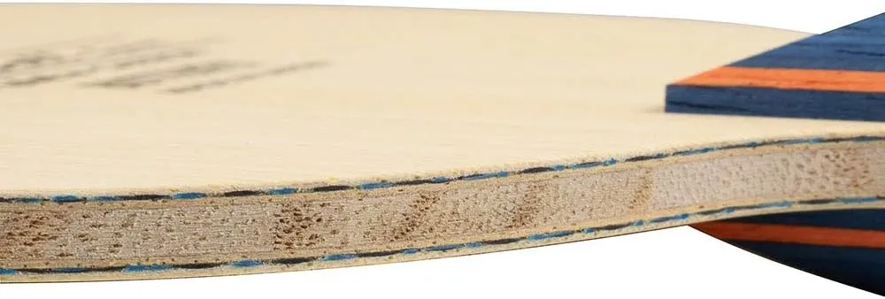 Butterfly Timo Boll Spirit Table Tennis Blade - Arylate-Carbon Fiber Blade - Professional Butterfly Table Tennis Blade - Available in AN, FL, and ST handle styles - Made in Japan