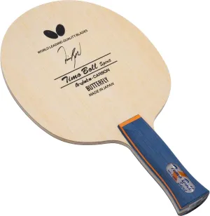 Butterfly Timo Boll Spirit Table Tennis Blade - Arylate-Carbon Fiber Blade - Professional Butterfly Table Tennis Blade - Available in AN, FL, and ST handle styles - Made in Japan