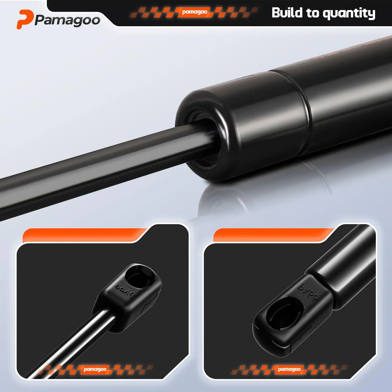C16-08260 Gas Struts 20 inch 60 lbs/267N, spd-gs-5300-60 Gas Spring, 10462 Tanning Bed Shocks for RV Bed Storage Basement Door Travel Trailer Boat Hatch Lift Support, 2 Pack