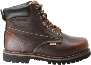 Cactus Men’s 6” Soft Toe Oil Tumbled Full Grain Leather Oil Resistant Rubber Outsole Construction Work Boot