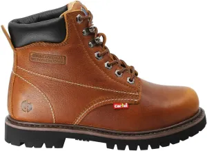 Cactus Men’s 6” Soft Toe Oil Tumbled Full Grain Leather Oil Resistant Rubber Outsole Construction Work Boot