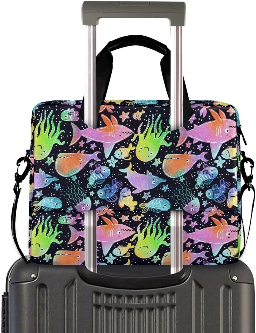 Cactus Navy BlueDesign Laptop Bag Business Professional Travel Slim Commuter Briefcase for 16 Inch Laptop