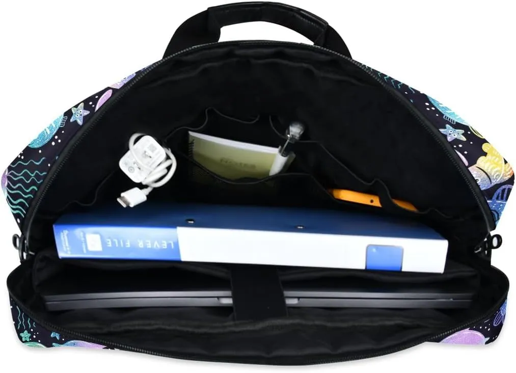 Cactus Navy BlueDesign Laptop Bag Business Professional Travel Slim Commuter Briefcase for 16 Inch Laptop