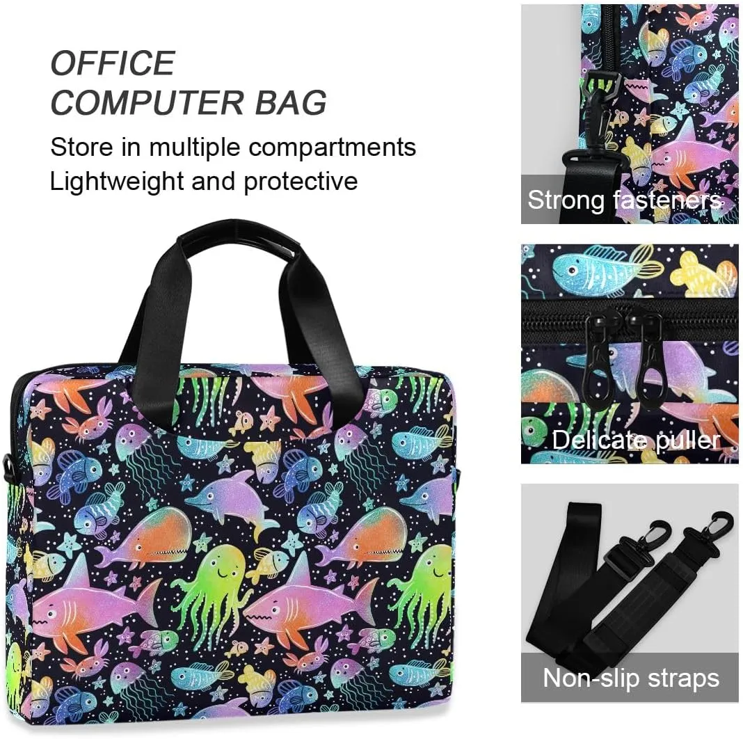 Cactus Navy BlueDesign Laptop Bag Business Professional Travel Slim Commuter Briefcase for 16 Inch Laptop