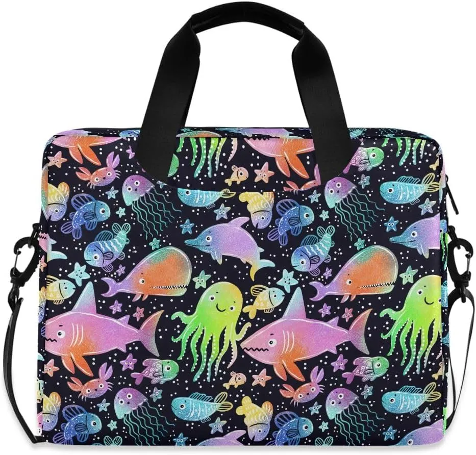 Cactus Navy BlueDesign Laptop Bag Business Professional Travel Slim Commuter Briefcase for 16 Inch Laptop