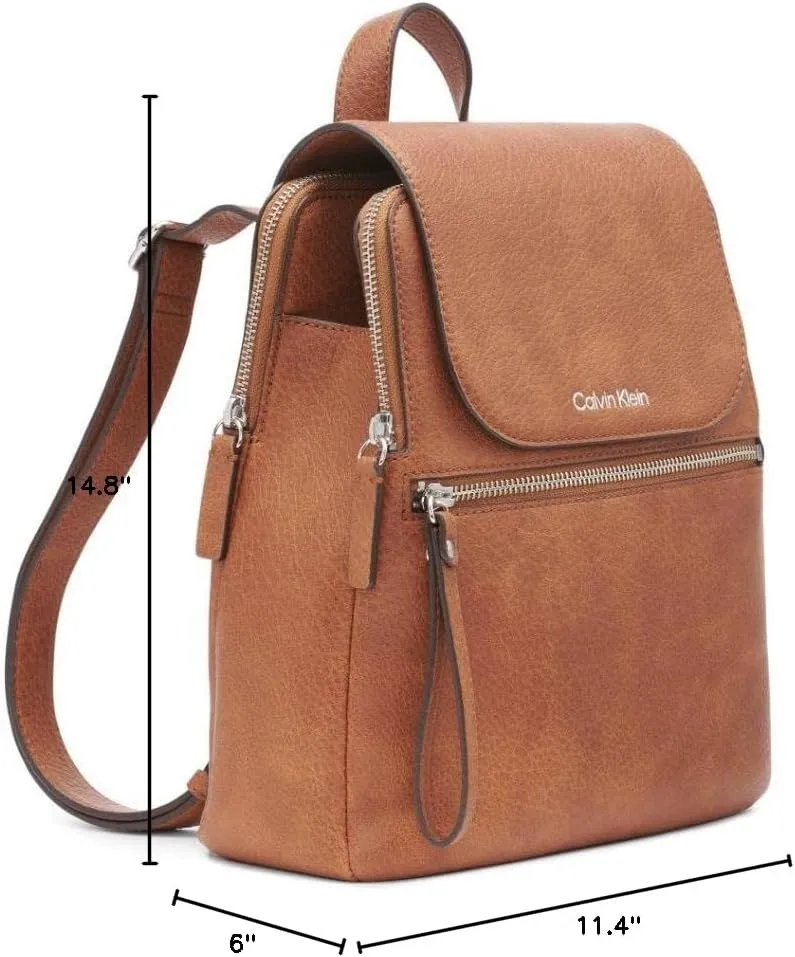 Calvin Klein Elaine Bubble Lamb Novelty Key Item Flap Backpack