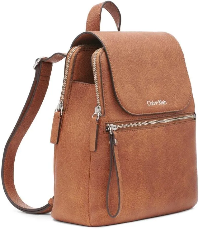 Calvin Klein Elaine Bubble Lamb Novelty Key Item Flap Backpack