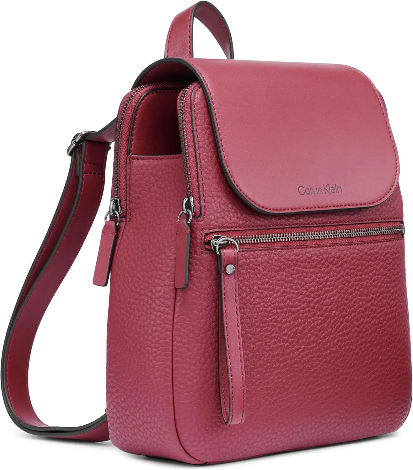 Calvin Klein Elaine Bubble Lamb Novelty Key Item Flap Backpack