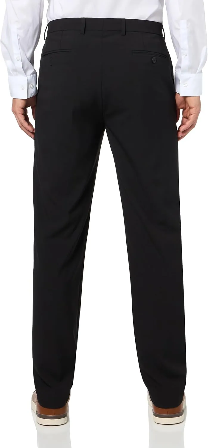 Calvin Klein Men's Slim Fit Stretch Dress Suit Pants for Men, Ultra-Tapered, Wrinkle-Resistant, Moisture-Wicking Fabric