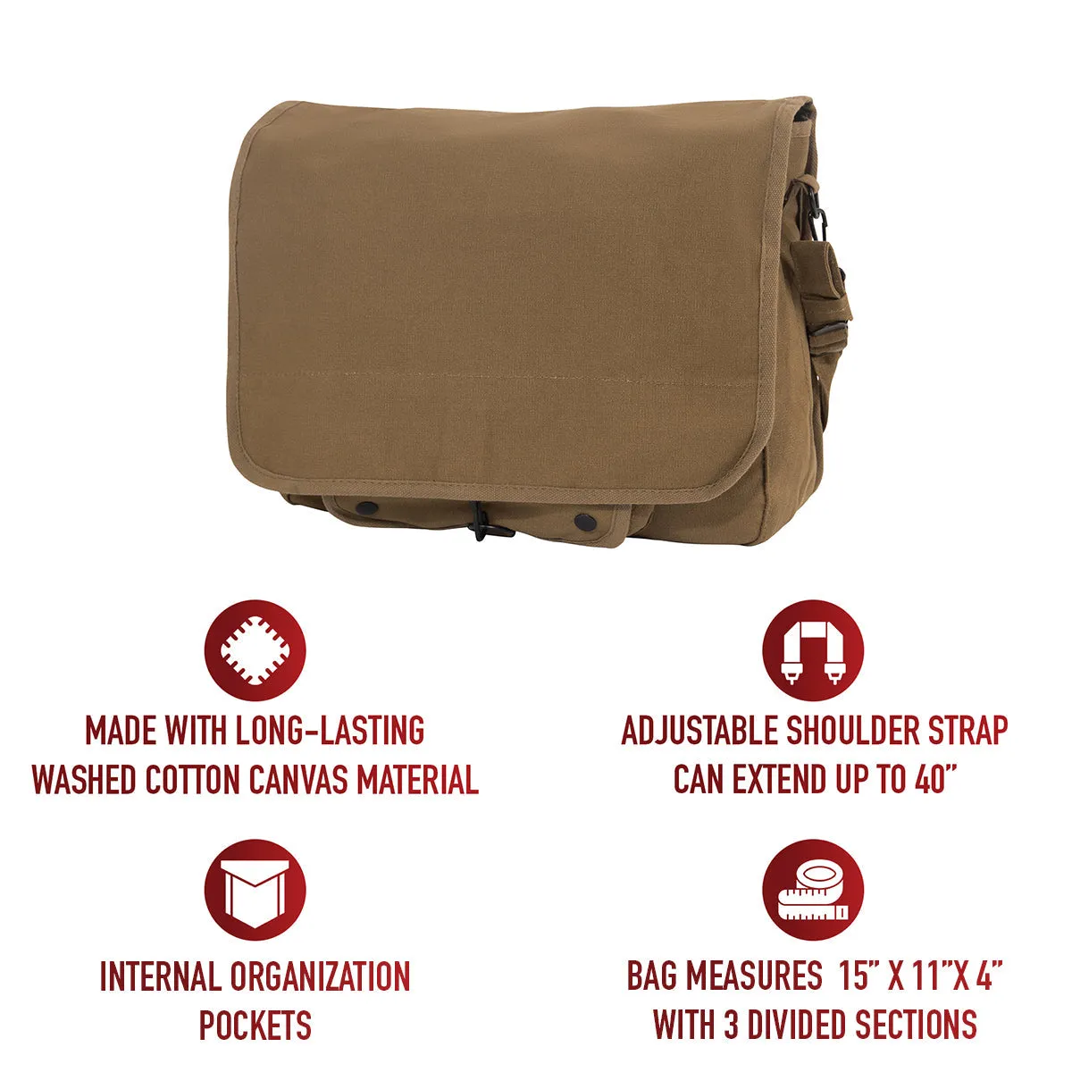 Canvas Rothco Exclusive collection Bag Vintage Express delivery Paratrooper