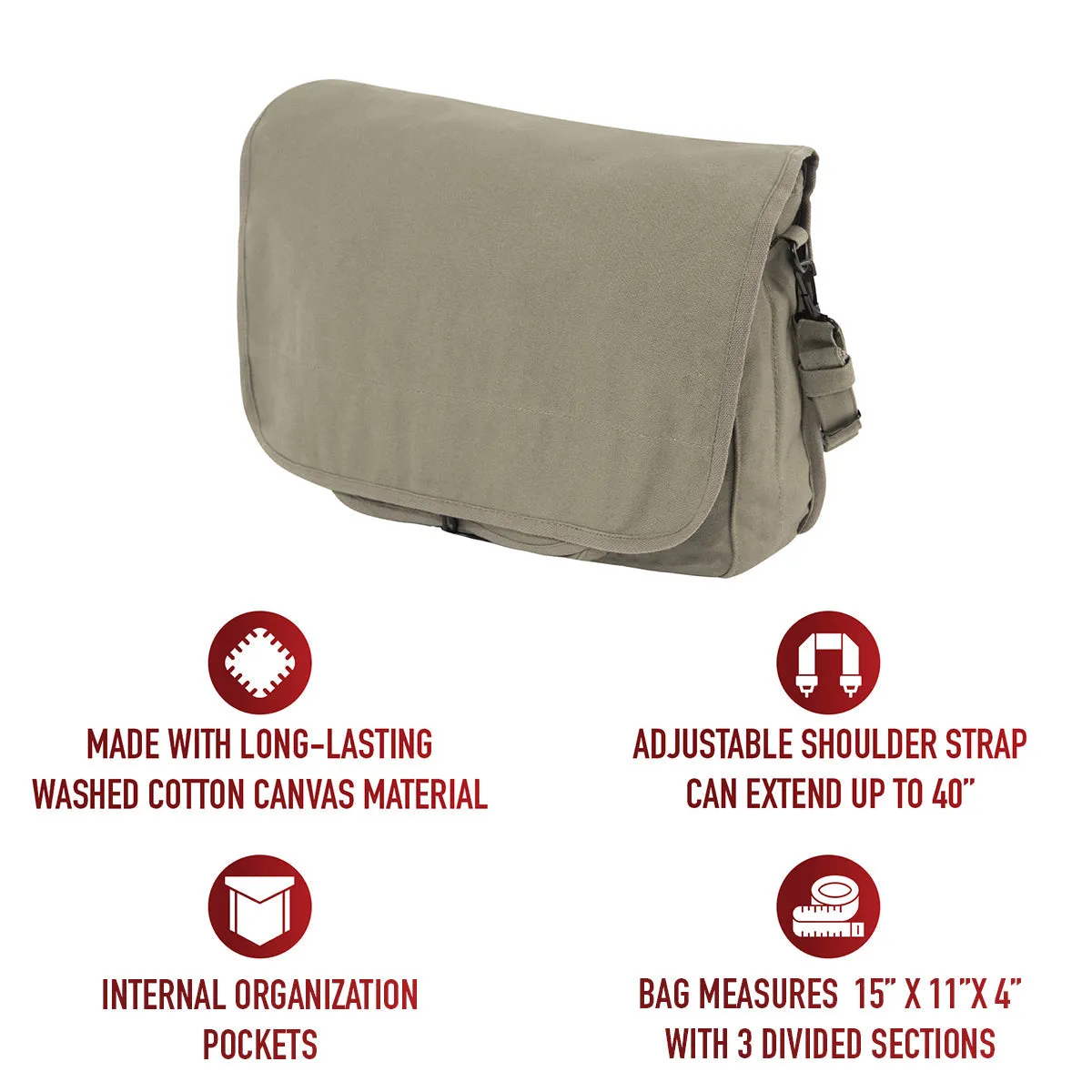 Canvas Rothco Exclusive collection Bag Vintage Express delivery Paratrooper