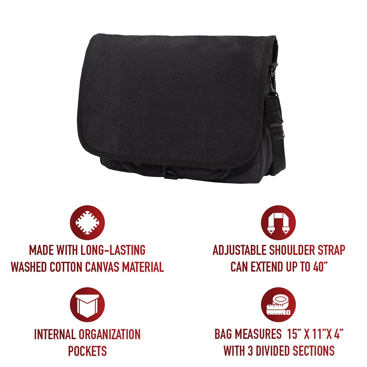 Canvas Rothco Exclusive collection Bag Vintage Express delivery Paratrooper