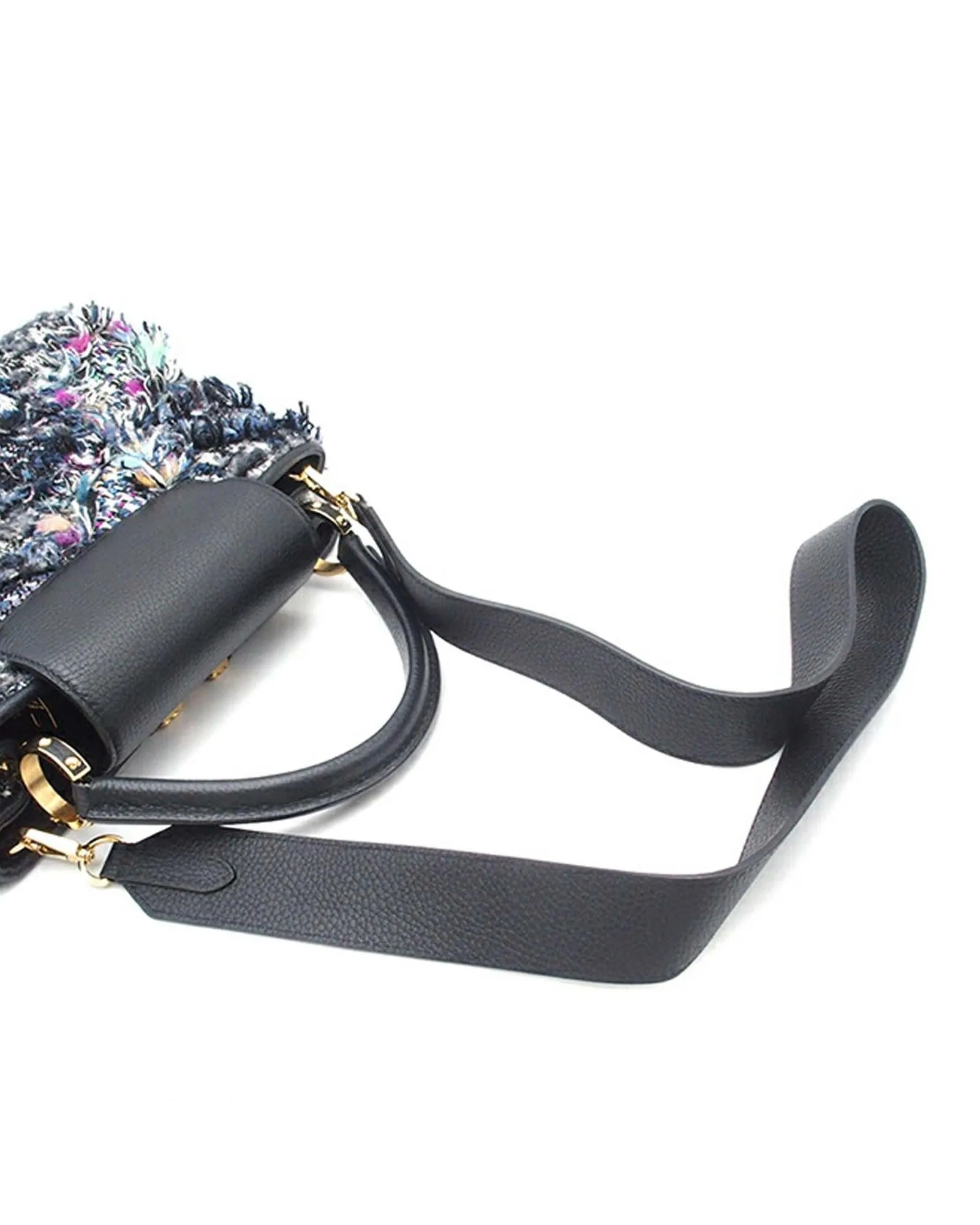Capucines Mini Tweed Handbag